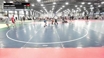 126 lbs Rr Rnd 3 - Gabriel James, 84 Athletes Red vs Max Alexander, Evil Empire Red