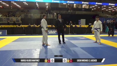 Lucas Michael C. Laszacs vs Harold Ulises Martinez 2025 Pan Jiu Jitsu IBJJF Championship