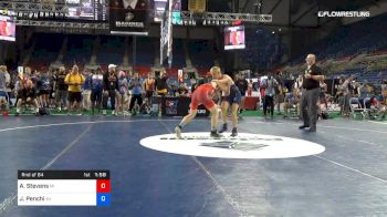 138 lbs Rnd Of 64 - Andrew Stevens, Michigan vs Joseph Penchi, Wisconsin