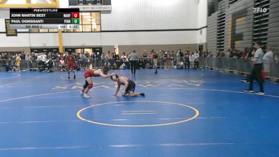 165White lbs Rr Rnd 2 - John Martin Best, Maryland vs Paul Ognissanti, Penn