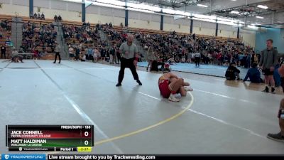 133 lbs Champ. Round 2 - Matt Haldiman, Wisconsin-La Crosse vs Jack Connell, Triton Community College