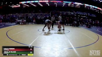 3A 132 lbs Cons. Round 2 - Nikolas Blake, Hagerty vs Cole O`Brein, Fletcher