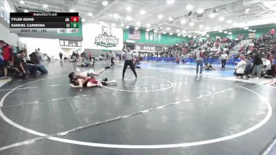 132 lbs Cons. Round 3 - Samuel Carmona, Canyon Springs vs Tyler Rowe, Arlington