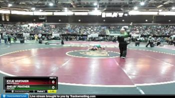 126 lbs Quarterfinal - Kylie Whitaker, Walla Walla vs Shelby Prather, Potlach