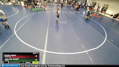 56-61 lbs Round 2 - Adeline Sharp, Uintah vs Kovie Avery, Westlake