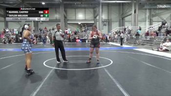 190 lbs Cons. Round 3 - Maribel Castro, Dodge City Wrestling Academy vs Taylor Melugin, Independence