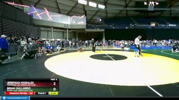 49 lbs Champ. Round 2 - Brian Gallardo, Moses Lake Wrestling Club vs Jeremiah Morales, Toppenish USA Wrestling Club