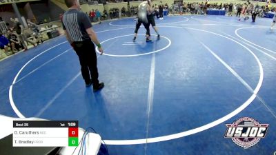 Quarterfinal - Oakley Caruthers, Norman Grappling Club vs Tyrus Bradley, Prodigy Wrestling