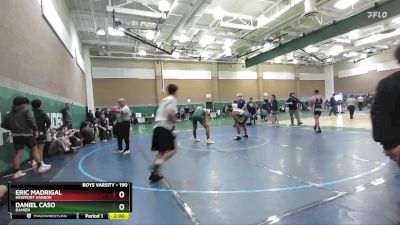 190 lbs Champ. Round 2 - Daniel Caso, Damien vs Eric Madrigal, Newport Harbor