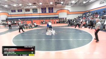 285 lbs Cons. Round 2 - Leno Campbell, Millikin University vs Sam Melton, Wisconsin-Eau Claire