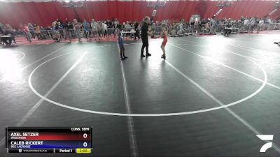 77 lbs Cons. Semi - Axel Setzer, Wisconsin vs Caleb Rickert, BGC LaCrosse