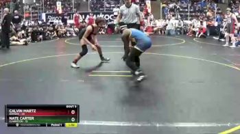 119 lbs Round 3 (4 Team) - Nate Carter, Clarkston vs Calvin Martz, Davison