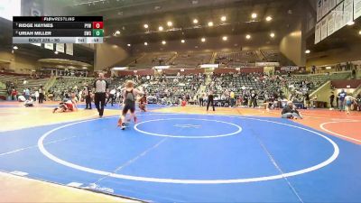 90 lbs 3rd Place Match - Ridge Haynes, Panther Youth Wrestling-CPR vs Uriah Miller, Saints Wrestling Club