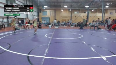 141 lbs Cons. Semi - Daniel Guerrero, Eastern Oregon University vs Braden Carson, Eastern Oregon University