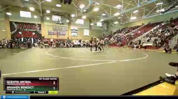 145 lbs Placement - Quentin Arcibal, Cimarron Memorial vs Brennen Benedict, Pahrump Valley