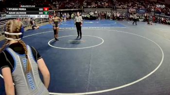 G 126 lbs Champ. Round 1 - Ryleigh Perea, H.L. Bourgeois Girls vs Aziah Jackson, Baton Rouge Girls