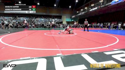 165 lbs Semifinal - Jocelyn Carter, Askeo International Matclub vs Addelyn Gorringe, 208 Badgers