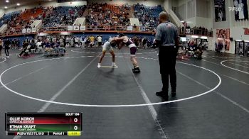 144 lbs Quarterfinal - Ethan Kraft, Mount Saint Joseph vs Ollie Korch, Loyola-Blakefield