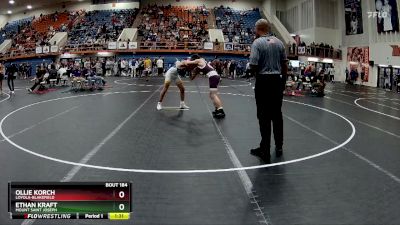 144 lbs Quarterfinal - Ethan Kraft, Mount Saint Joseph vs Ollie Korch, Loyola-Blakefield
