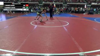 116 lbs Cons. Round 3 - Garrett Davis, Powell Wrestling Club vs Tanner Baird, East Helena Outlaws