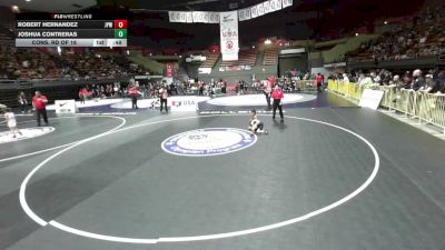 56 lbs Cons. Rd Of 16 - Robert Hernandez, Junior Panther Wrestling vs Joshua Contreras