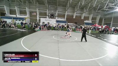 165 lbs Semifinal - Liam Eller, Sanderson Wrestling Academy vs Jacob Marshall, Panguitch