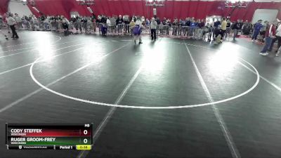 250 lbs Round 1 - Ruger Groom-Frey, Wisconsin vs Cody Steffek, Wisconsin