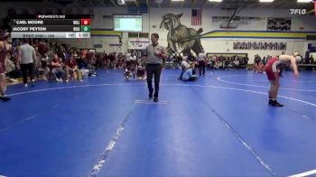 190 lbs Champ. Round 1 - Cael Moore, Williamsburg vs Jacoby Peyton, North Linn
