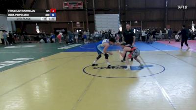 130A lbs 3rd Place - Vincenzo Mannello, Gps vs Luca Popolizio, Journeymen