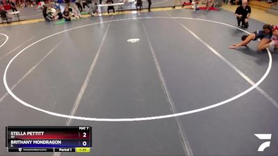 130 lbs Quarterfinal - Stella Pettitt, WI vs Brithany Mondragon, IL