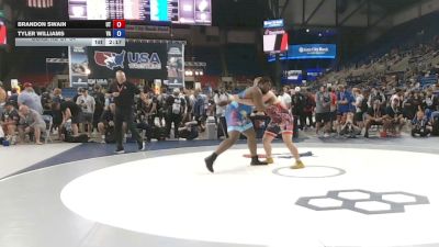 285 lbs Cons. Rd Of 64 - Brandon Swain, Utah vs Tyler Williams, Virginia