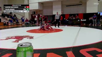 Boys 175 lbs Semifinal - Caleb Menke, Hayden vs Hunter Matthews, Herington