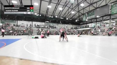 110-120 lbs Cons. Semi - Alexia Glover, Petersburg (PORTA) vs Madizyn Megrant, Pekin High Schhol