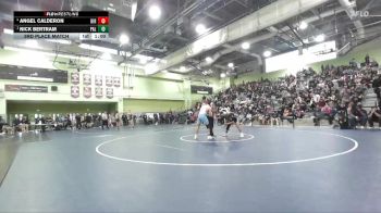 175 lbs 3rd Place Match - Nick Bertram, Palisades vs Angel Calderon, BIRMINGHAM