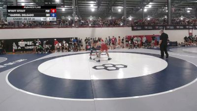 70 kg Champ. Rd Of 32 - Wyatt Stout, Pennsylvania RTC vs Gabriel Delgado, Southwest Wrestling Club