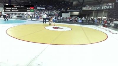 Girls 2A 115 lbs Cons. Round 3 - Grace Rocha, Othello (Girls) vs Hanna Ridgley, Sultan (Girls)