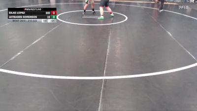 215-222 lbs Round 2 - Jaymasen Sorenson, Lincoln Southeast vs Silas Lopez, Scottsbluff