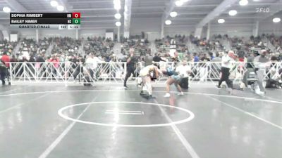126 lbs Quarterfinal - Sophia Rimbert, NM vs Bailey Nimer, NC