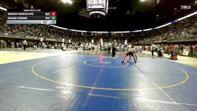132 lbs Consy 4 - Mason Roncolato, Nazareth vs Shane Cronin, Beth Center
