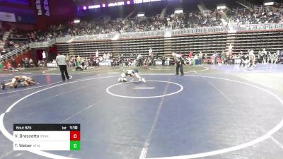 73 lbs Semifinal - Vincent Brascetta, Grandview Wolves WC vs Timber Weber, Athlos Wrestling