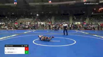 52 lbs Semifinal - Joseph Cervantes, Dethrone vs Alec Johnson, Sebolt Wrestling Academy