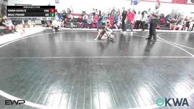 77-83 lbs Quarterfinal - Owen Schiltz, Verdigris Youth Wrestling vs Beau Fisher, Salina Wrestling Club