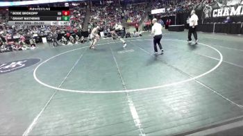 D3-285 lbs 1st Place Match - Grant Mathews, Riverdale vs Bode Brokopp, Iowa-Grant/Highland