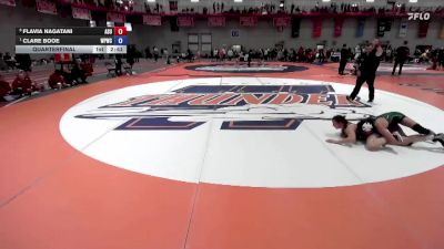 117 A Quarterfinal - Clare Booe, West Point Wrestling Club vs Flavia Nagatani, Adams State