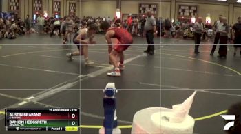 170 lbs Cons. Semi - Damion Hedgspeth, Arsenal WC vs Austin Brabant, K-Bay WC