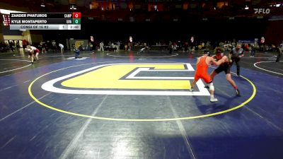 133 lbs Consi Of 16 #2 - Zander Phaturos, Campbell vs Kyle Montaperto, Virginia