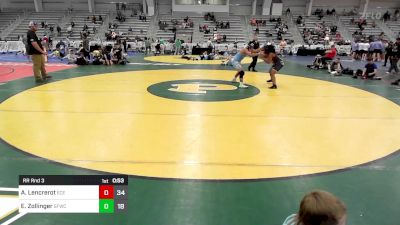 150 lbs Rr Rnd 3 - Amirah Lencrerot, East Coast Elite vs Elias Zollinger, Forge Lynch/Stiltner