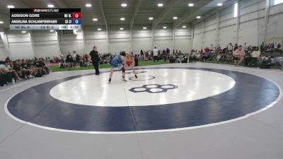 125 lbs Addison Gore, North Carolina Blue vs Angelina Schlumpberger, California Silver
