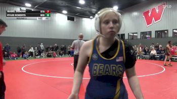 JV-32 lbs Round 2 - Lily Meyer, Marion vs Miley Clubb, English Valleys