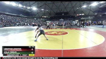 98 lbs Champ. Round 1 - Emilio Mireles, Prosser Wrestling Academy vs Jonathan Leighton, Orting Jr. Cardinals Wrestling